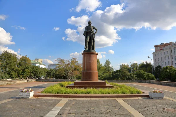 Pomnik Aleksandra Suworowa, Moskwa, Rosja — Zdjęcie stockowe