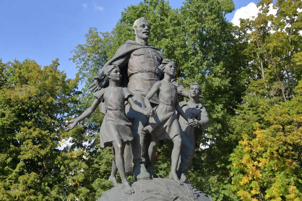 反法西斯战士纪念碑，莫斯科，俄罗斯 — 图库照片