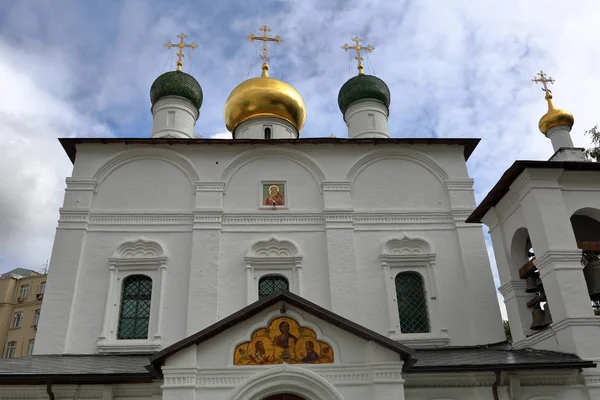 Chrám Sretenského kláštera. Moskva, Rusko — Stock fotografie