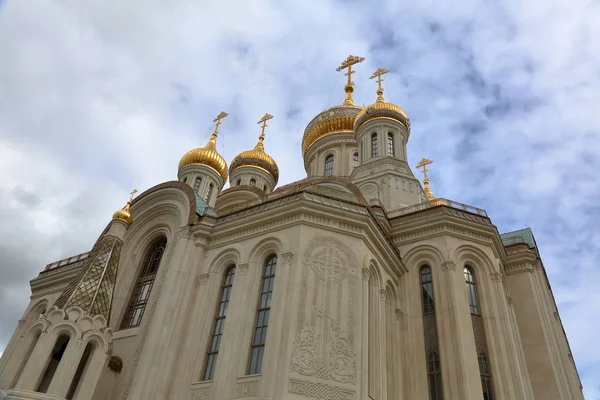 Chrám Sretenského kláštera. Moskva, Rusko — Stock fotografie