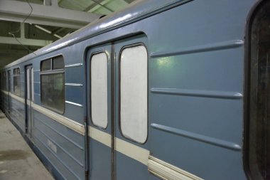 Metro servis istasyonunda. Moskova, Rusya