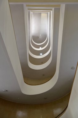 Rosstat binasının iç. Moskova, Rusya Federasyonu