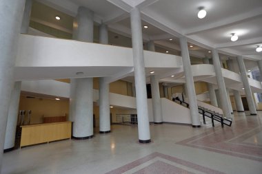 Rosstat binasının iç. Moskova, Rusya Federasyonu