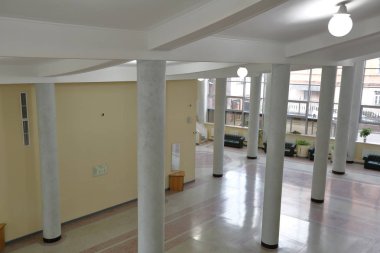 Rosstat binasının iç. Moskova, Rusya Federasyonu