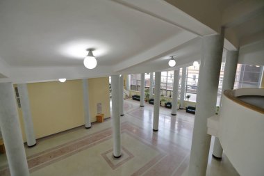 Rosstat binasının iç. Moskova, Rusya Federasyonu