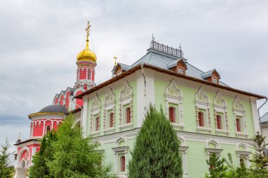 Pavlovskaya Sloboda, Rusya - 26 Temmuz 2020: Tapınak kompleksinin dışı