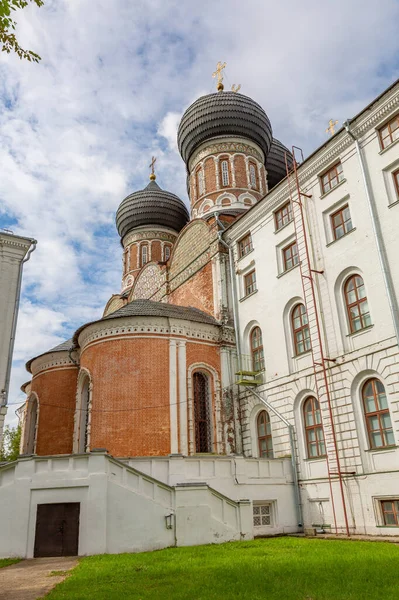 Moskou Rusland Augustus 2020 Buiten Kathedraal Van Voorspraak Van Heilige — Stockfoto