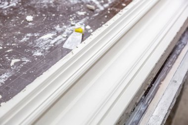 Moskova, Rusya - 07 Eylül 2020: Dikart alçıtaşı döküm fabrikasının ürünleri