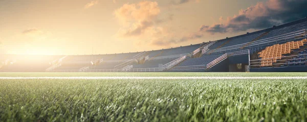 Stadion Szurkolók Meccs Előtt Stock Kép