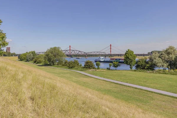 Duisburg Baerl Άποψη Του Οίκου Knipp Railway Bridge Όνομα Πρώην — Φωτογραφία Αρχείου