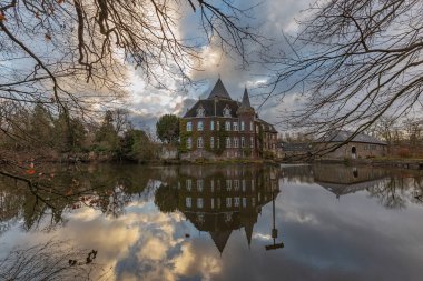 Ratingen - Linnep Kalesi, Kuzey Ren Vestfalya, Almanya, Ratingen, 11.12.2018 