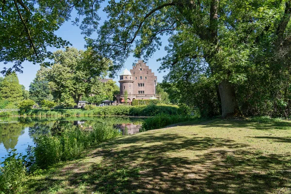 Gladbeck Vista Para Manor House Parte Castelo Wittringen Hora Verão — Fotografia de Stock