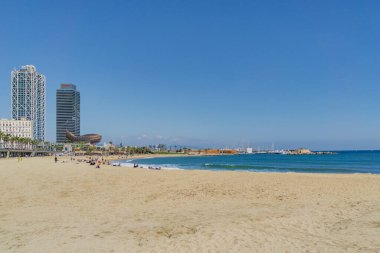 Barcelona - Barceloneta, Katalonya, İspanya, Barselona, 07.04.2016