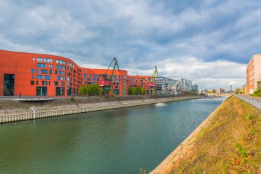 Duisburg İç Liman / Almanya 'ya Bakış