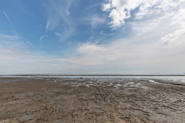 Dalgaların düşüşünde / Almanya 'da, Sylt Wadden Denizi' ndeki gelgite bak