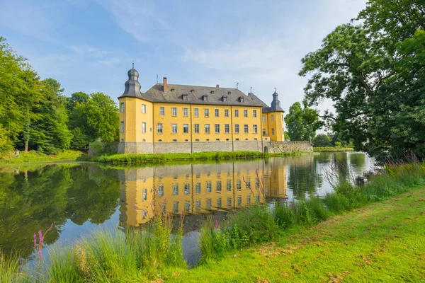 Château Dyck Vue Vers Côté Château Dyck Allemagne Juechen 2017 — Photo