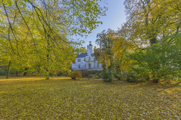 Krefeld Vista Casa Neuenhofen Antigua Sede Noble Hoy Manos Privadas —  Fotos de Stock