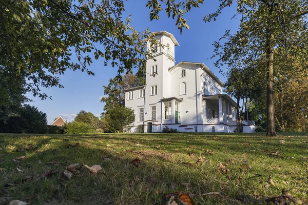 Krefeld Bockum Till Main Entré Till House Schoenhausen Höst Humör — Stockfoto