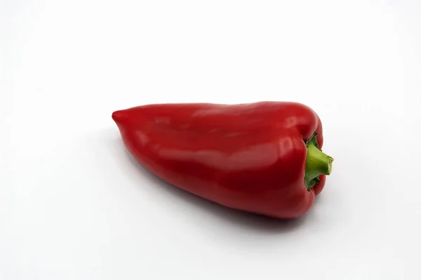Pepper Paprika Isolated White Background Red Bell Peppers — Stock Photo, Image