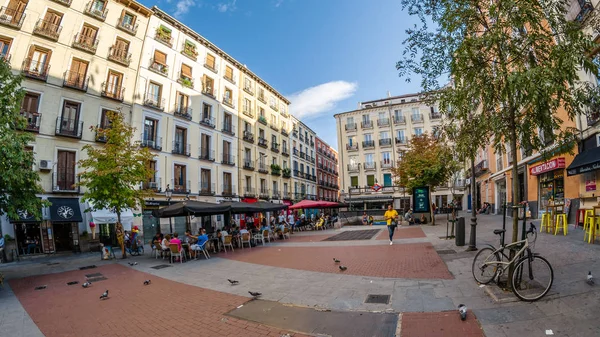 Madrid Spain September 2017 Urban Scene Daytime View Chueca Square — Stock Photo, Image