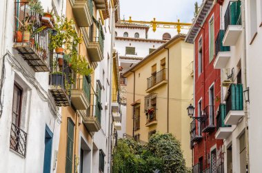 Tipik mimari Granada, Andalusia, Güney İspanya