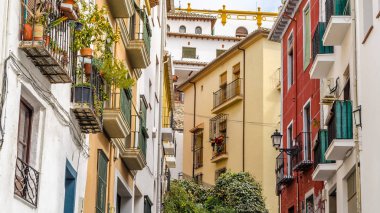 Tipik mimari Granada, Andalusia, Güney İspanya