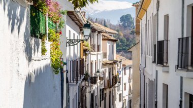 Tipik mimari Granada, Andalusia, Güney İspanya