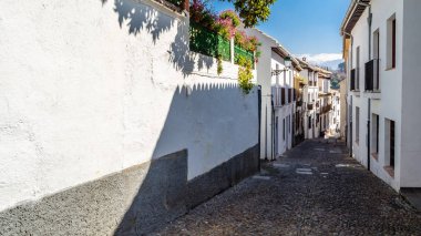 Tipik mimari Granada, Andalusia, Güney İspanya