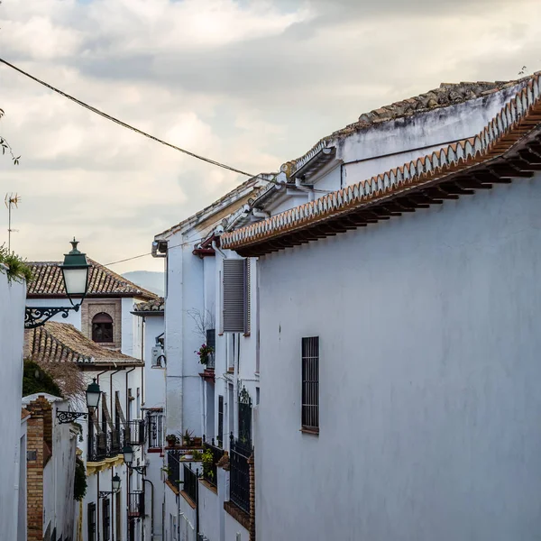 Arquitetura Típica Granada Andaluzia Sul Espanha — Fotografia de Stock