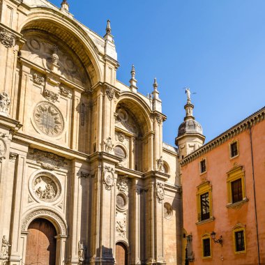 Andalusia, Güney İspanya Granada katedralde mimari detay