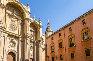 Andalusia, Güney İspanya Granada katedralde mimari detay