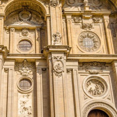 Andalusia, Güney İspanya Granada katedralde mimari detay