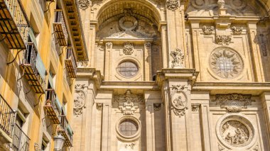 Andalusia, Güney İspanya Granada katedralde mimari detay