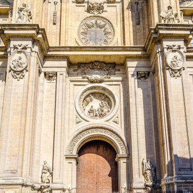 Andalusia, Güney İspanya Granada katedralde mimari detay