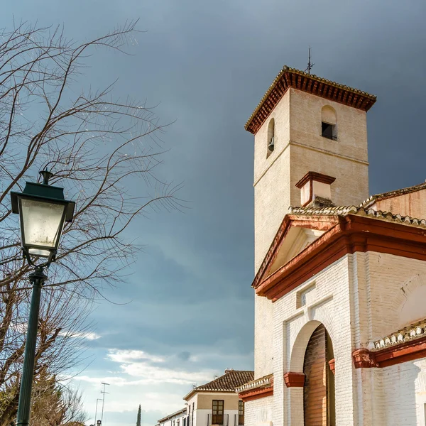 Church in Granada, religious architecture in Andalusia, southern Spain