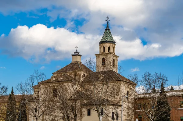 Igreja Granada Arquitetura Religiosa Andaluzia Sul Espanha — Fotografia de Stock