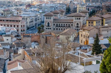 Kentsel peyzaj, Granada şehir görünümü, Andalusia, Güney İspanya