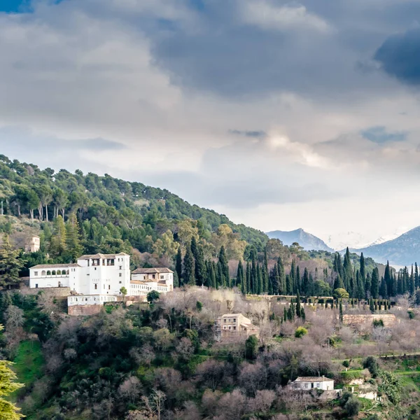 Kentsel peyzaj, Granada şehir görünümü, Andalusia, Güney İspanya