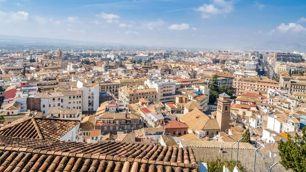 Kentsel peyzaj, Granada şehir görünümü, Andalusia, Güney İspanya