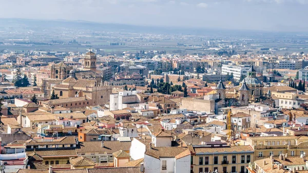 Kentsel peyzaj, Granada şehir görünümü, Andalusia, Güney İspanya