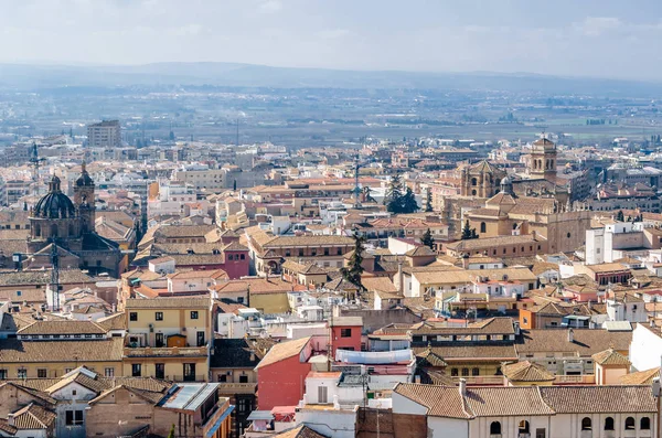 Kentsel peyzaj, Granada şehir görünümü, Andalusia, Güney İspanya