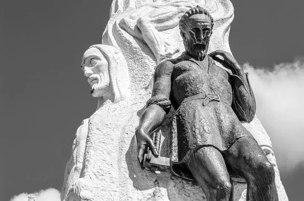 Palencia Spanien März 2016 Ansicht Der Statue Namens Monument Alonso — Stockfoto
