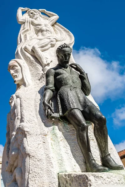 Palencia España Marzo 2016 Vista Estatua Llamada Monumento Alonso Berruguete — Foto de Stock