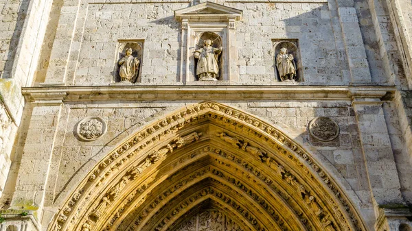 Vista Catedral Gótica Palencia Castela Leão Espanha — Fotografia de Stock