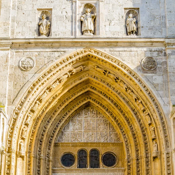 Vue Sur Cathédrale Gothique Palencia Castille Léon Espagne — Photo