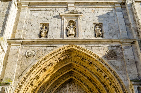 Pohled Gotické Katedrály Palencia Kastilie León Španělsko — Stock fotografie