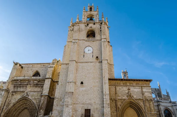 Uitzicht Gotische Kathedraal Van Palencia Castilië León Spanje — Stockfoto