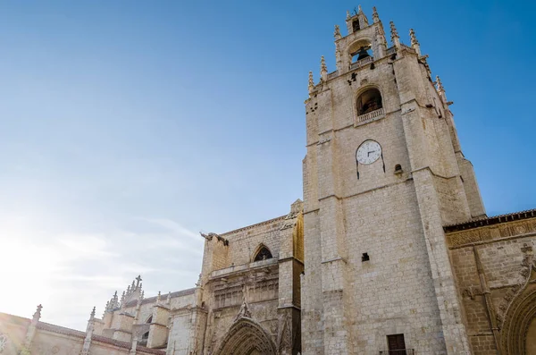 Uitzicht Gotische Kathedraal Van Palencia Castilië León Spanje — Stockfoto