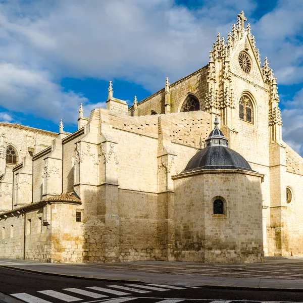 Uitzicht Gotische Kathedraal Van Palencia Castilië León Spanje — Stockfoto