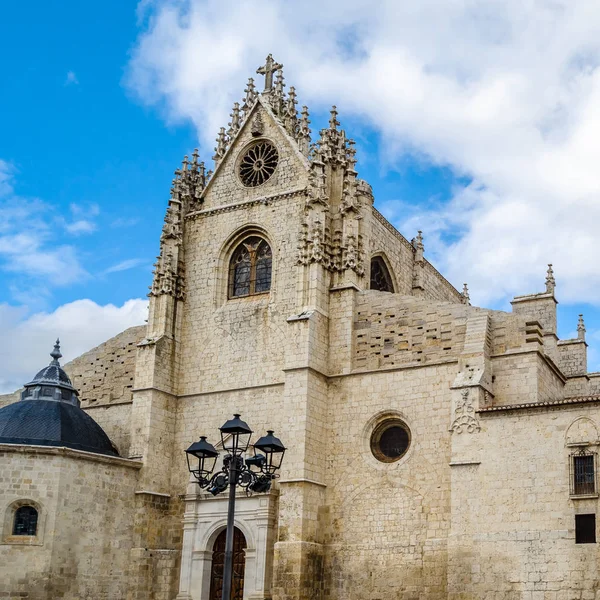 Uitzicht Gotische Kathedraal Van Palencia Castilië León Spanje — Stockfoto